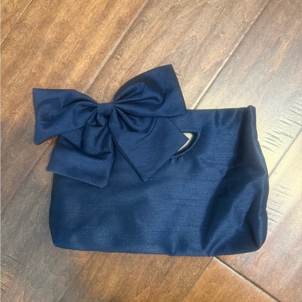 Navy Blue Bow handbag